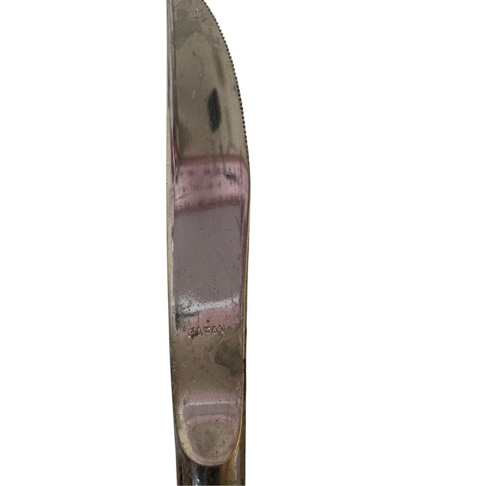 Interpur INR2 Stainless Brown Synthetic Wood Handle MCM Flatware Knife